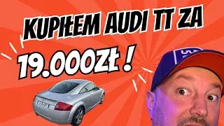 Kupiłem Audi TT MK1 w 2025 roku! Chip tuning, sportowy dolot i wydech!