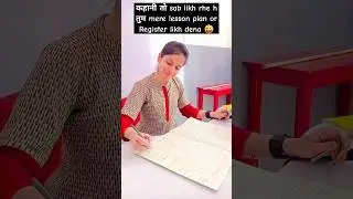 #teacherslife#lessonplan#register#importantpart#of#teachingjob#viralshortsvideos#Creative Chetna#