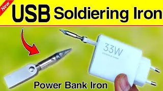 Power Bank & Charger Soldering iron kaise banaye / How To Make USB Soldiering iron