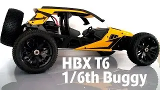 Обзор радиоуправляемой пустынной багги 1/6 масштаба HBX T6