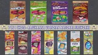 7 in 1 Sky shots Rajukanna vs Indian National Fireworks | Patakhe | sivakasi crackers | Diwali 2026