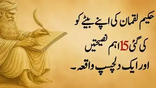 Hakeem lukman ki 15 nasihat | Hakeem lukman | hikmat ki Batain | Urdu wisdom | danain ki Batain 