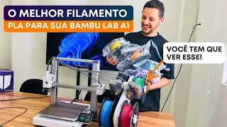 MELHOR Filamento PLA 2025? Volt 3D na Bambu Lab A1: Qualidade Perfeita e SEM UMIDADE!