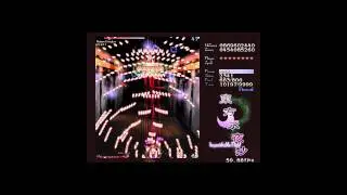 Imperishable Night Normal Difficulty with Last Spells Full (Touhou 8)