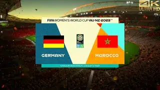 FIFA 23 (PS5) 2023 FIFA Women's World Cup - Germany vs. Morocco [4K ULTRA HD | GODLIKE QUALITY]