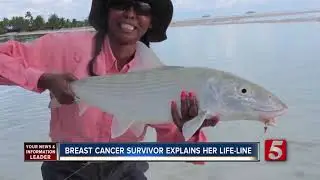 Breast cancer survivor says fly fishing was her life-line