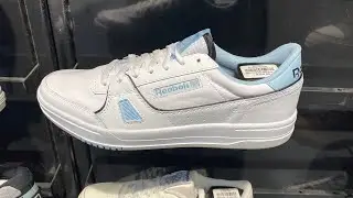 Reebok LT Court (White/Soft Blue/Black) - Style Code: 100208607