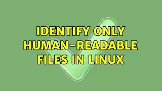 Identify only human-readable files in linux