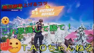 ［フォートナイト］［ゼロビルド］俺流勝率上げるコツ#2［T.A.Oちゃんねる］