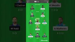 KFL VS DS DREAM 11 TEAM| LANKA PREMIER LEAGUE #cricket #dream