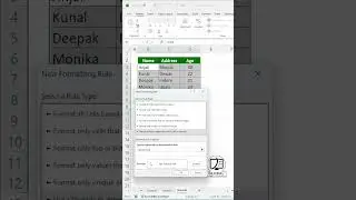 🎨 Excel Magic! | Alternate Row Color Without Using Table Format 😍 #exceltips @GlobalComputerWorld