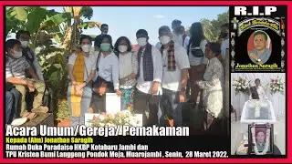 R.I.P Jonathan Saragih I Acara Adat I Paragendaon Dari GKPS Jambi I Acara Penguburan