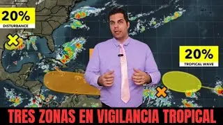 Se activa el #atlantico tres sistemas en vigilancia . Atentos en el #caribe #ciclon