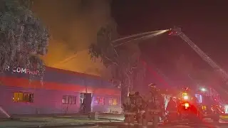 Fire breaks out at north Phoenix Tesla repair shop