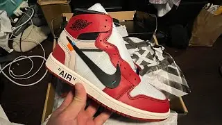 Air Jordan 1 OFF WHITE Chicago unboxing review 🔥🔥 UA Rep