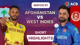 Short Highlights | Afghanistan vs West Indies | 1st T20I | January 19 | Dubai | ACB | 321J