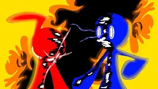 Flow State vs Adrenaline Rush Film Stickman Animation By:Kutsilyong Knife #2danimation