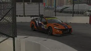 TCR Virtual Challenge 20 min race on Iracing  S1W6 2026 at Long Beach in Hyundai Elantra TCR