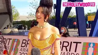 Dua Lipa Gives An Interview Regarding Her Nomination At The 2021 BRIT Awards In London, England