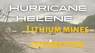 Lithium and quartz found in NC. hurricane Helene hits hard&hellip; hmmm