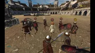 Вдохновляющая речь маршала Ростислава перед боем. Mount and Blade Warband