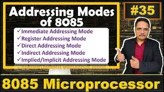 Addressing Modes in 8085 Microprocessor | Addressing Modes | Microprocessor 8085