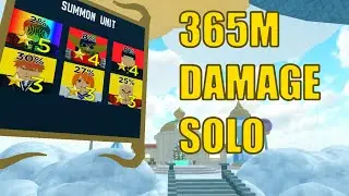 Getting 365 Million damage Solo | All Star Tower Defense