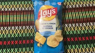 Lays cheese and onion flavour review