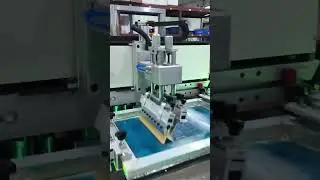 SSP350  Double Station Silk screen printing machine#machine #label
