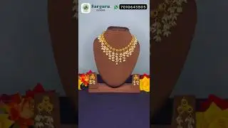 ✨Floral Cascade Necklace with Jasmine Beads✨ Price:₹649+Free ship📱:7010643805📸Insta:@sarguru_designs