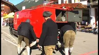 Feuerwehr Oldtimer Vorführung in Oberstdorf