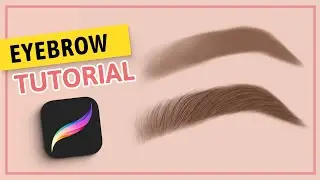 Draw Realistic Eyebrows in Procreate | Quick Tutorial