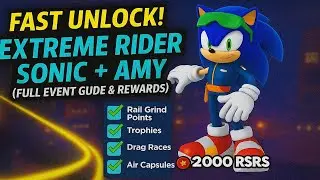 FASTEST Way to Complete Extreme Riders Event!! - Sonic Speed Simulator