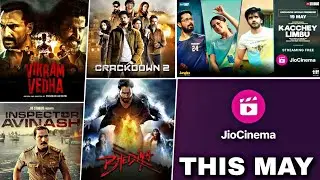 Jio Cinema - May Releases | Vikram Vedha | Inspector Avinash | Bhediya | Crackdown 2 | Kacchey Limbu