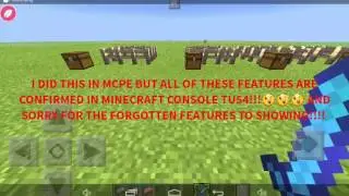 CONFIRMED FEATURES IN MINECRAFT TU54 UPDATE!!!  (PS3, PS4, VITA,  SWITCH,  AND XBOX CONSOLES!!!)