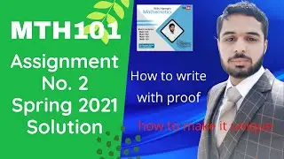 MTH101 Assignment 2 Solution Correct Solution|| MTH101 Assignment 2 Solution spring 2021 |VU