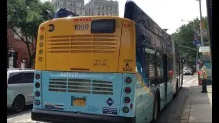 MTA NYC Bus: New Flyer XN60 [#1005 & #1009] Bx6 +SBS+ @ West 157th Street & Edward M. Morgan Place