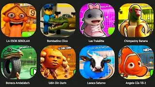 LA ESOK SEKOLAH,UDIN DIN DUN'S,BONECA AMBALABUM,LAS TRALALITTEL,CHIMPAZINI BANANA,LAVACA SARTUNO