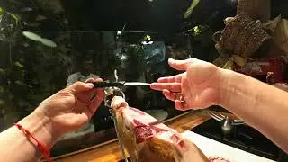 CURSO PARA CORTAR EL JAMÓN IBÉRICO EN PRIMERA PERSONA (1ra parte)