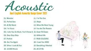 Romantic Acoustic Love Songs With Lyrics - Greatest Hits Acoustic Cover Of Popular Songs Of All Time