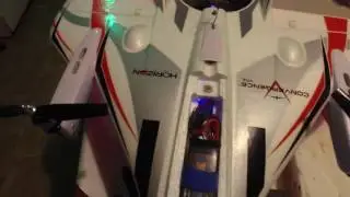 New E-Flite Convergence VTOL,  From Power Hobby, All Lit Up