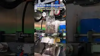 High speed pelletized animal feed bag fill & seal solution continuous vertical machine. #machine