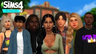 ✨New LP ✨| CAS | 𝙈𝙄𝙎𝙁𝙄𝙏𝙎 (High School Years)  📚📓✏️ | The Sims 4