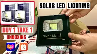 Unboxing Outdoor LED Waterproof Solar Lights | Buy 1 Take 1 Promotion! 🤩
