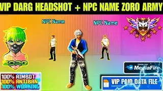 Drag Headshot + Npc Name File OB50 Update Config File Free Fire Headshot Config File OB50 Update