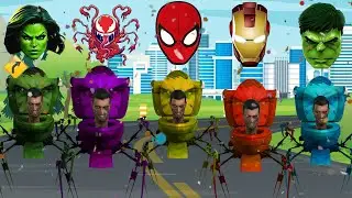 AVENGERS, MARVEL, FAMILY SPIDER-MAN, SHE HULK, FAMILY HULK, VENOM, THOR | TEBAK GAMBAR TOP SUPERHERO