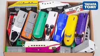 Plarail Train ☆ Electric Plarail Shinkansen Runs Through a Course with a Sound Station! (No Talking)