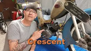 Crescent raket - Monterar nya cylindern och förgasaren - kollar hur det fungerar.