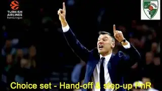 Zalgiris Kaunas: Choice set - Hand-off & Step-up Pick n' Roll