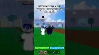 Dragon + Sanguine Art combo || Blox Fruits #roblox #bloxfruits #combo 